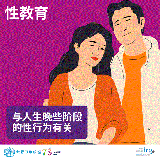 性教育  与人生晚些阶段的性行为有关