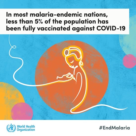 Social media tile world malaria report 2021