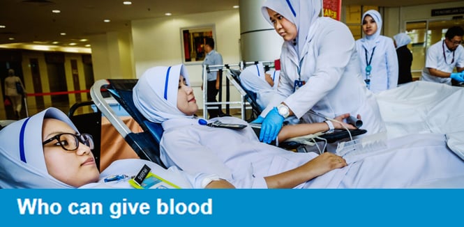 who could give blood